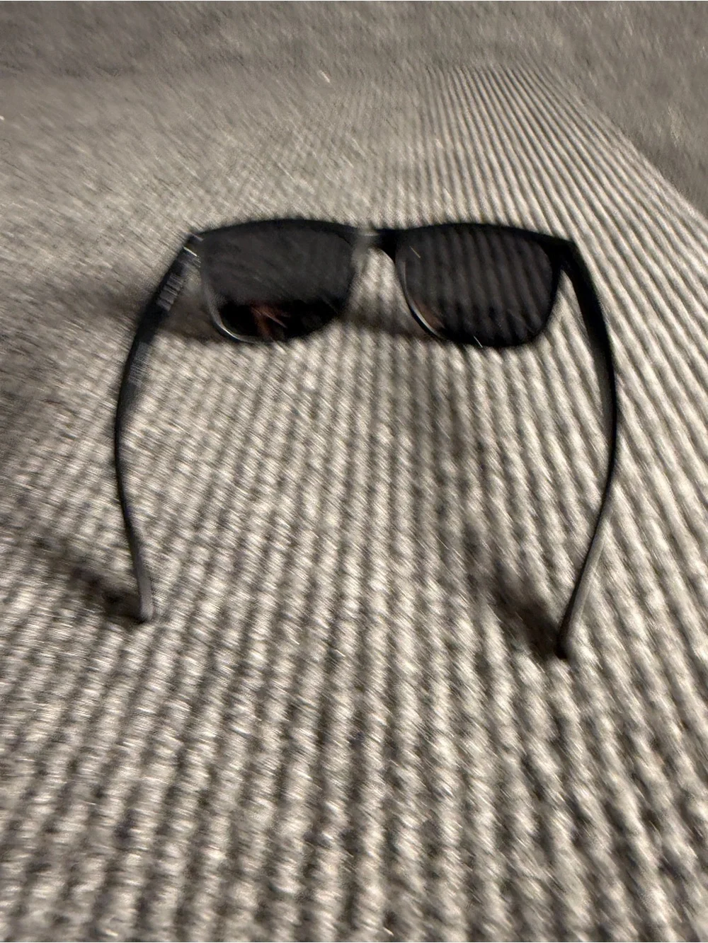 Foster Grant WV1224 Polarized Sunglasses - Matte Black Square Wayfarer Style
